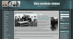 Desktop Screenshot of nordiskslekt.com